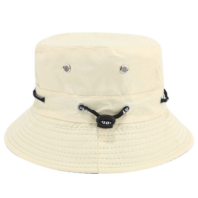 极速Solid Color Bucket Hat Men Women Summer Panama Cap Outdo