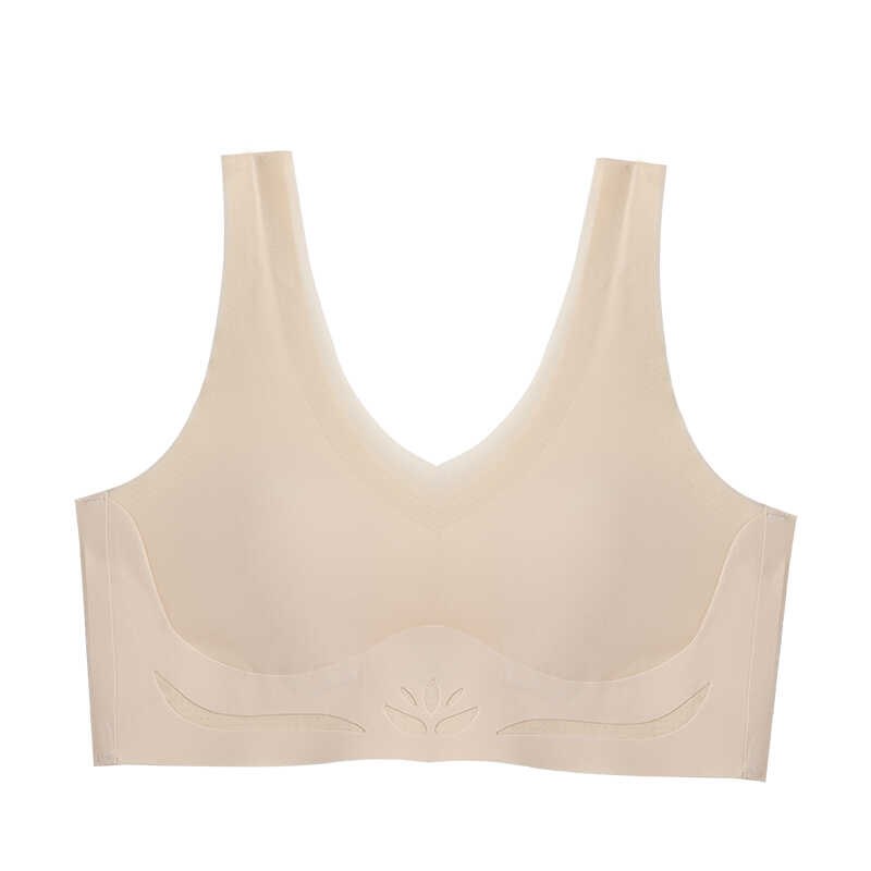 无痕内衣女兔耳朵夏季超薄款大y胸显小聚拢防下垂运动美背心文胸