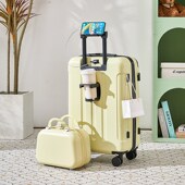 行李箱2024新款 女小型轻便20寸密码 箱静音耐用旅行箱拉杆箱登机箱