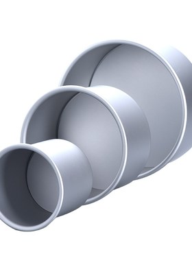 1 Piece Round Cake Pan with Removable Bottom, Anodized Alumi