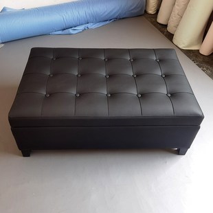 客厅单人沙发凳脚踏凳可收纳凳子家用服装店脚踏储物沙发脚蹬单个