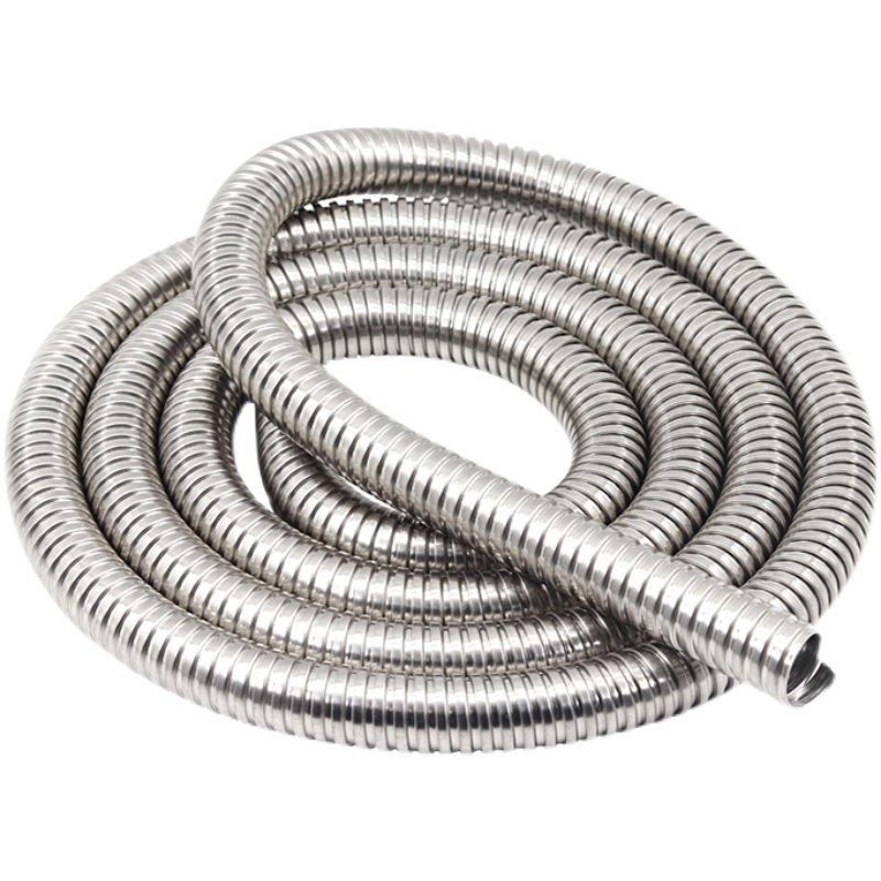 极速304不锈钢穿线管整卷金属软管波纹管电线套管软管电线保护管