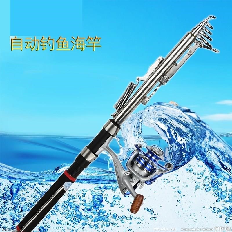 自动钓鱼弹竿弹簧海竿远投抛竿套装高灵敏度自弹甩竿海杆垂钓用品