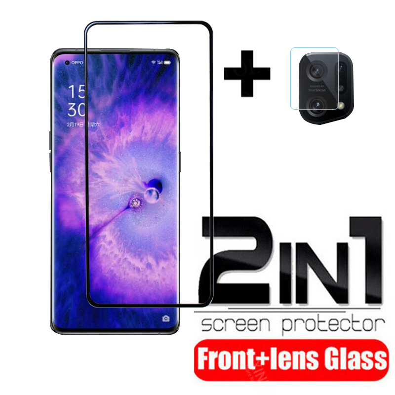 速发2in1 Screen Protector Lens For Oppo Find X5 X3 Lite Phon