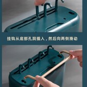 居家居厨房生活用品用具小物件收纳神器免打孔壁S挂置物架家用大