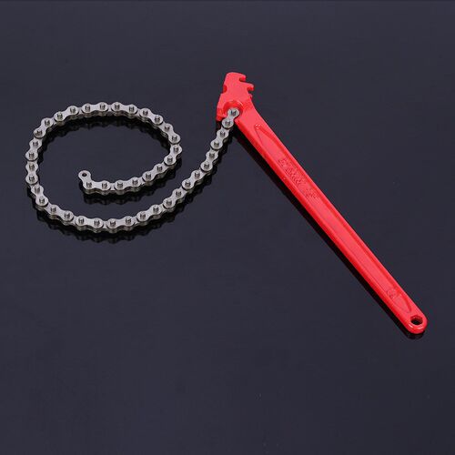 汽修红色链c条扳手拆卸滤清器装空压机扳手机油格扳手9寸12寸15寸