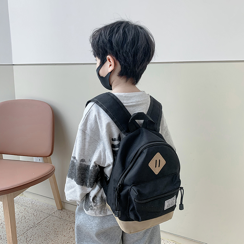 韩版小男孩时尚双肩包幼儿园小中班宝宝洋气书包女童出游休闲背包