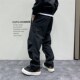 裤 男夏季 新品 日潮山系街头感户外机能休闲工装 宽松剪裁伞兵拖地裤