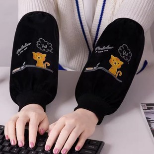 套新款 罗口防污袖 2023新款 手袖 洋气 女士时尚 冬天大人上班套袖 长款