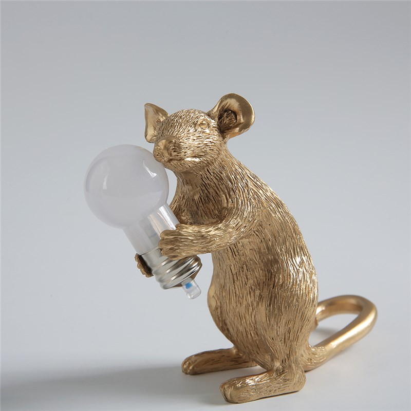 signer Mouse kResin Night LightoDeskt p Decor Cartoon L-封面