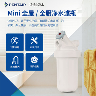 Pentair/滨特尔大蓝瓶升级款过滤瓶10寸大白瓶 大胖瓶 官方正