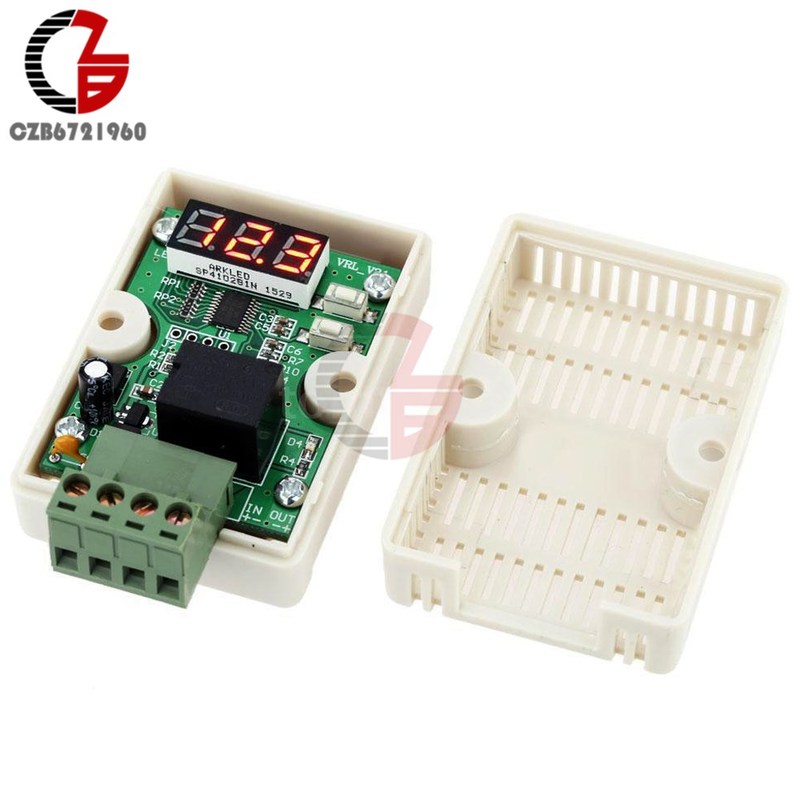 极速12V Relay car battery Undervoltage Module protection con