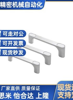 XAB76锌合金方型拉手 L100 L120 L150带盖外装把手XAE93/91-L100