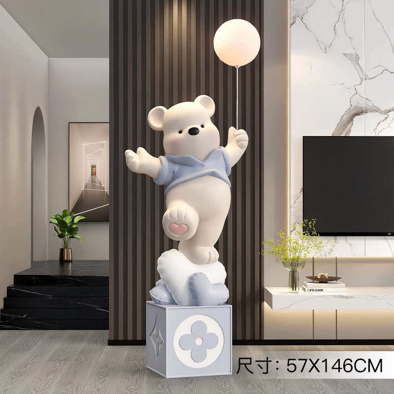 礼沙发雕塑装摆件卡通旁落地电视柜公仔搬家大型乔迁客厅熊玄关,家居饰品,落地摆件,淘宝优惠券,粉丝福利购,淘宝优惠卷