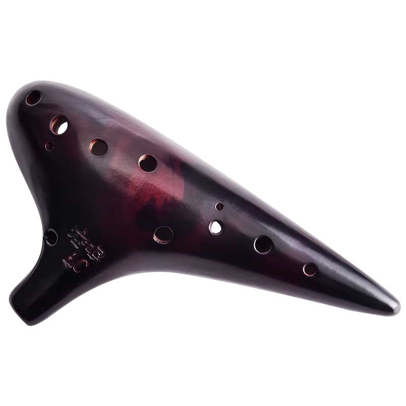 高档12孔AC陶笛中音c调初学入门十二孔陶埙6笛学生成人专业六演奏