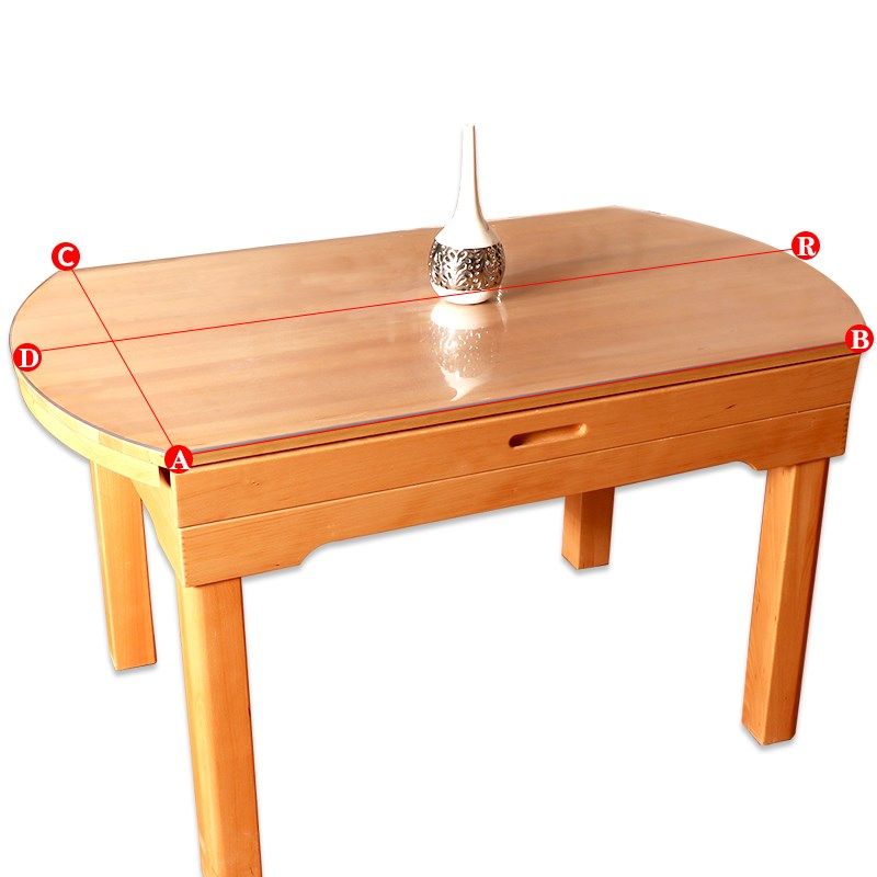 可折叠伸缩餐桌垫PVC透明桌布塑料椭圆形胶皮台垫防水家用垫防烫,居家布艺,桌布,淘宝优惠券,粉丝福利购,淘宝优惠卷