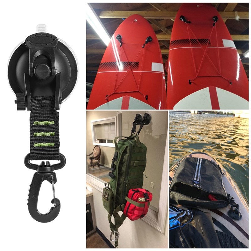 4Pcs Universal Suction Cup Anchor Securing Hook Tie For Camp