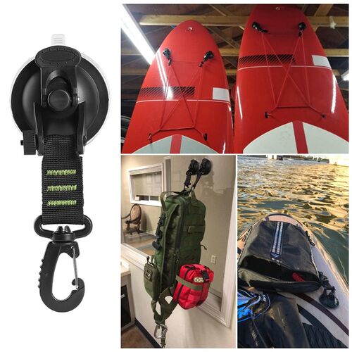 4Pcs Universal Suction Cup Anchor Securing Hook Tie For Camp