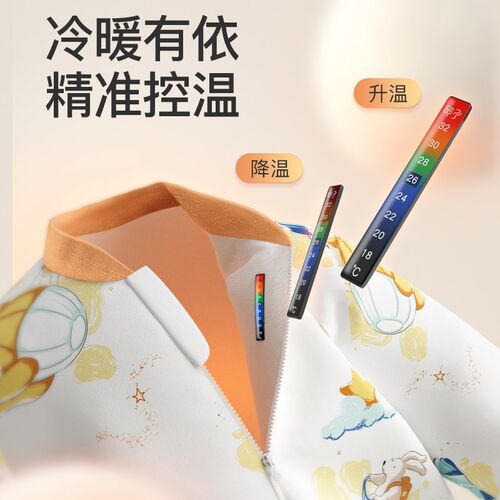 婴儿睡袋春秋冬季冬款宝宝竹棉分腿儿童防踢被子神器加厚四季通用