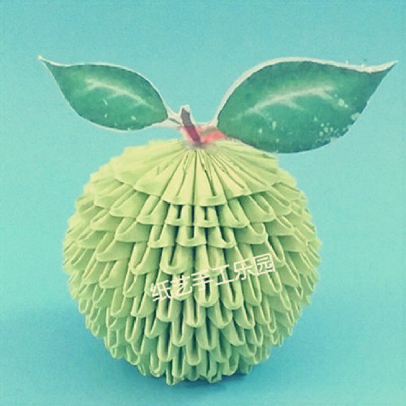 苹安果圣诞节三角插折纸制作折纸材料包益智简单diy半成品立体