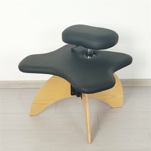 坐没坐相盘腿电脑椅猴凳木腿自动升降加大坐垫可跪可蹲宿舍懒人椅