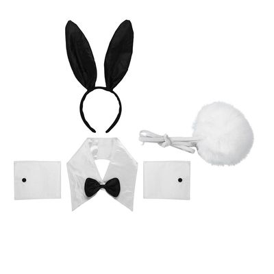 厂家Sexy Bunny Ears Headband Rabbit Collar Bow Ties Cuffs Bu