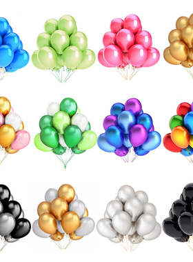 热销10/20/30pcs 10/12 inch Glossy Pearl Latex Balloons Birth
