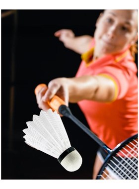 12 pcs Nylon Badminton Shuttlecocks Plastic Badminton Birdie