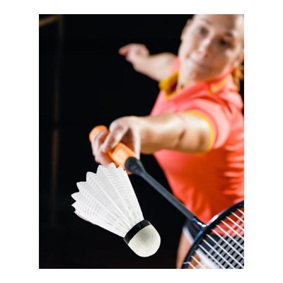 12 pcs Nylon Badminton Shuttlecocks Plastic Badminton Birdie