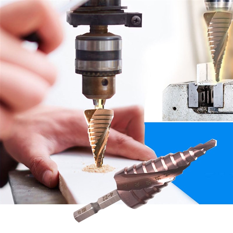 M35 5% Cobalt Step Drill Bit 3-12 4-22 6-24 HSS-CO High Spee