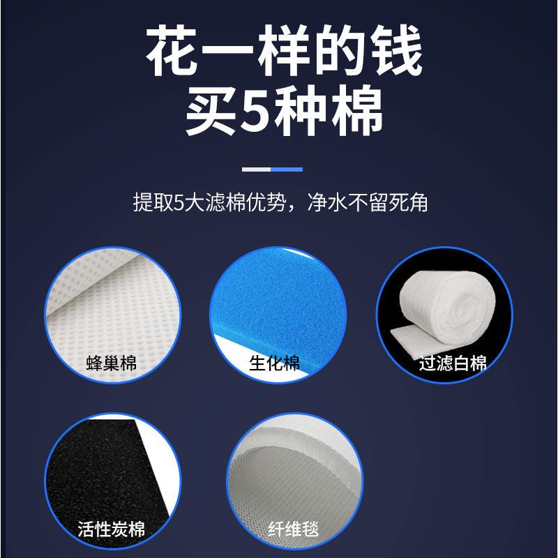 过滤棉鱼缸专用加厚高密度生化海绵洗不烂净水魔毯养鱼过滤器材料