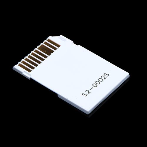 推荐Dual Slot Memory Card Adapter 2 Micro SD HC Cards Conver