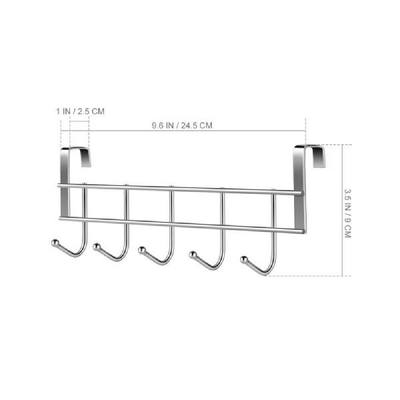 New Stainless Steel 5HHooks Wash Room  angerR Cloehes Towtl