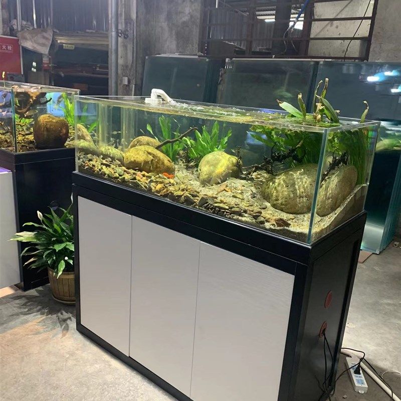 水草缸水族箱底滤客厅超白玻璃兰寿溪流缸背包生态鱼缸不含灯,宠物/宠物食品及用品,底柜/落地缸,淘宝优惠券,粉丝福利购,淘宝优惠卷