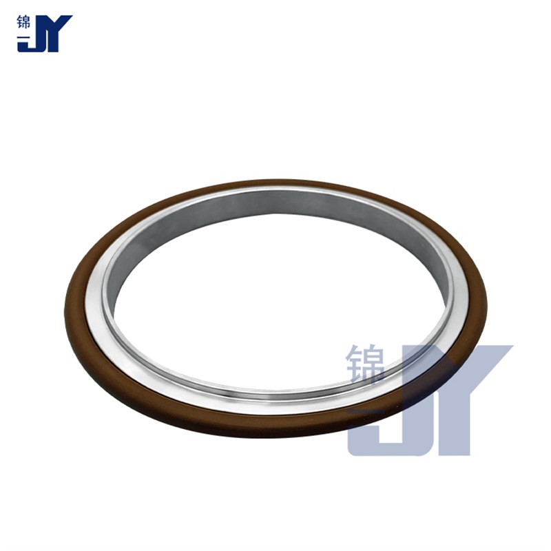 KF真空支架+氟胶圈304不锈钢16密封25快装40卡箍50管件63卡扣卡盘