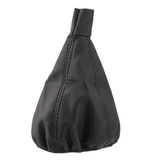 新品Universal Black Car Gear Head Dust Cover Vehicle Leather