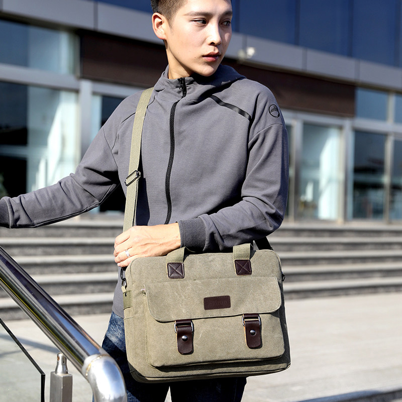 男包手提包新款工作包男士商务公文包加厚帆布包大容量邮差斜挎包,箱包皮具/热销女包/男包,男士包袋,淘宝优惠券,粉丝福利购,淘宝优惠卷