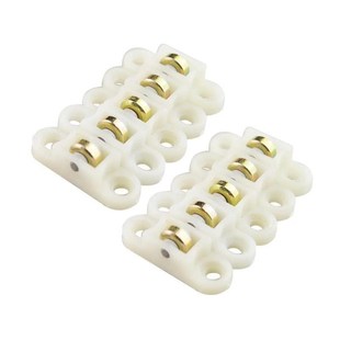 塑钢纱窗滑轮 推拉平移门窗尼龙滚轮纱窗户轮子轨道配件1个