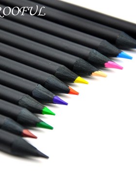 *12pcs/lot Water Color Pencil Set Kawaii Multicolor Crayons