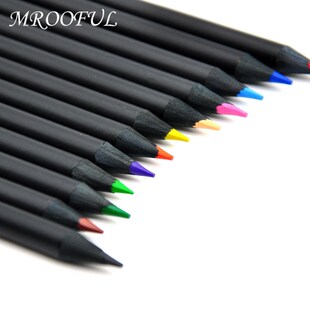 *12pcs/lot Water Color Pencil Set Kawaii Multicolor Crayons