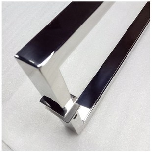 不锈钢方管拉手酒店浴室金色黑色仿古铜镜光淋浴房玻璃门把手