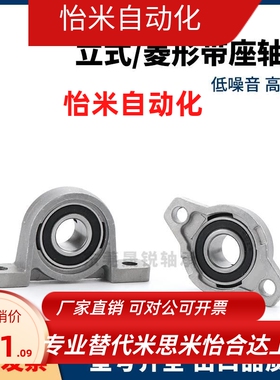 带座滚珠轴承组件PBRS HBRS 8 10 12 15 17 20 25 30尺寸