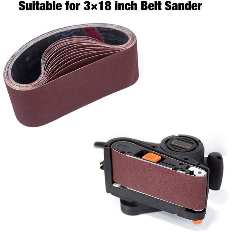 15 Pieces Of Sanding Belts, 100X610Mm, J80/120/150/240/400 f