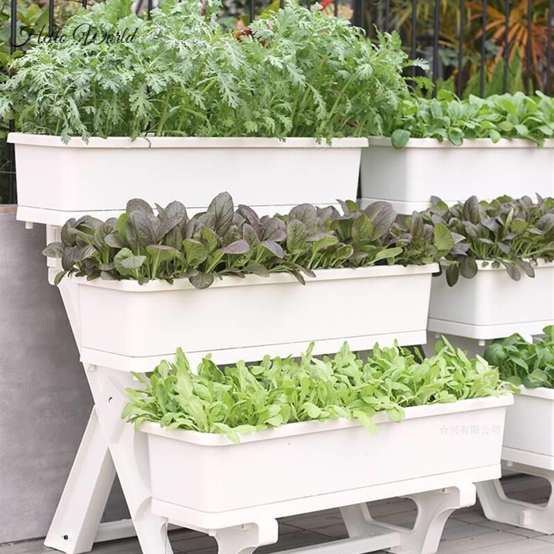 速发顶楼神器阳台多层种菜盆立体组合专用箱家庭室内种植菜架草莓
