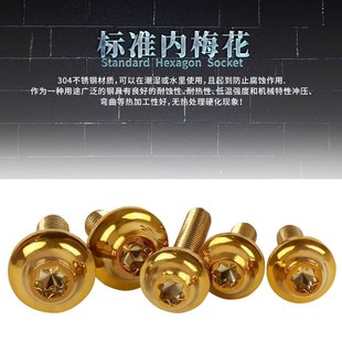 450改装 适用本田CB650R CRF125 CB400 全车外壳包围螺丝 CBR600RR