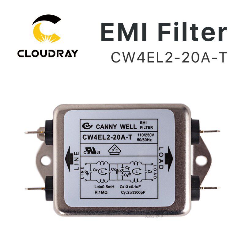 Power EMI Filter CW4L2-10A-T / CW4L2-20A-T Single Phase AC 1