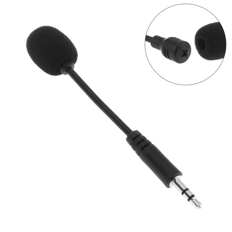 新品3.5mm Jack Flexible Capacitance Microphone Mic for Mobil