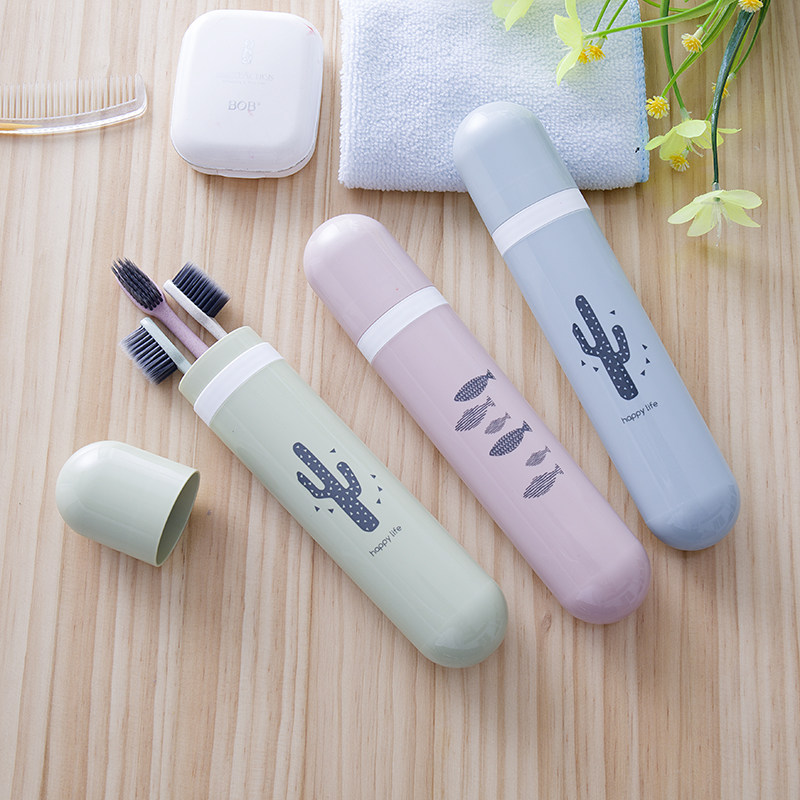 新品牙具盒d情侣便携式旅行小号牙膏收纳盒旅游出差牙刷盒洗漱口