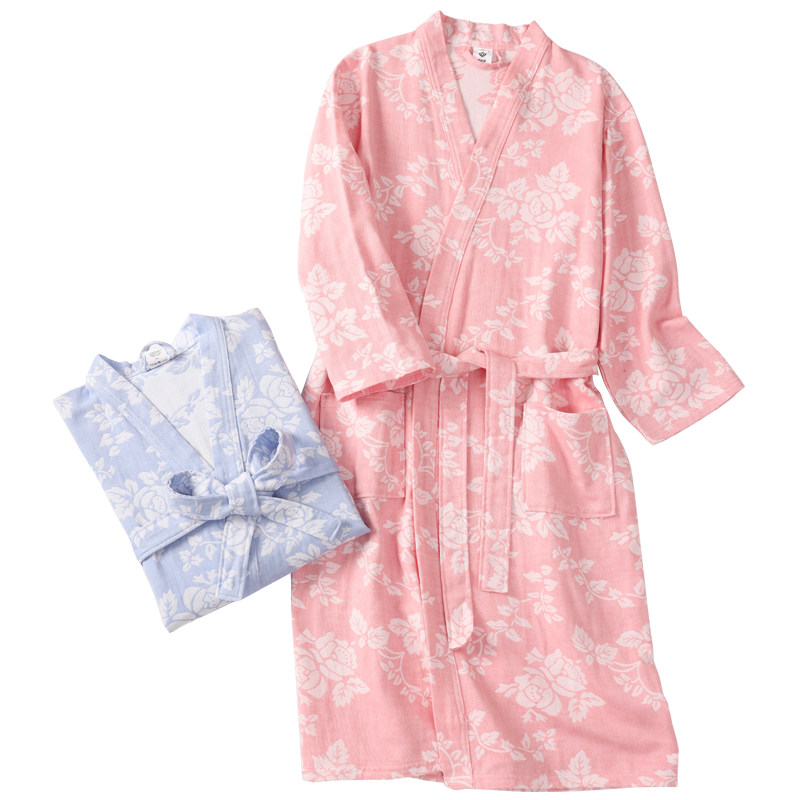 纱布浴袍女中长款吸水速干全棉浴衣成人可穿式浴巾睡袍男睡衣,女士内衣/男士内衣/家居服,睡袍/浴袍,淘宝优惠券,粉丝福利购,淘宝优惠卷