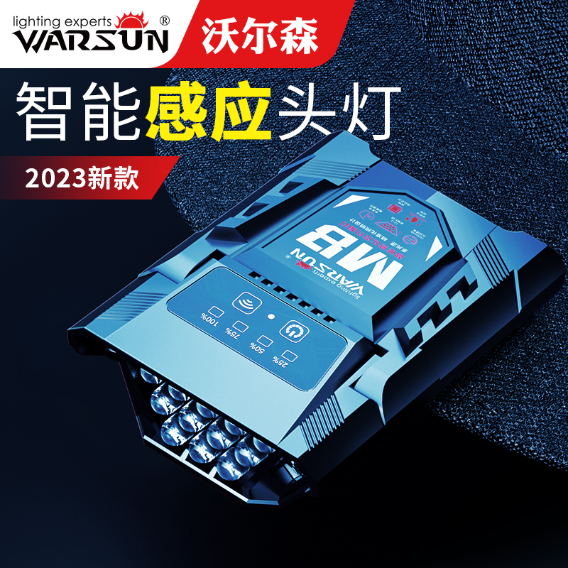 202感新款夜钓头灯钓鱼专用3应充电灯钓灯超长续航帽夹夜野钓驱蚊